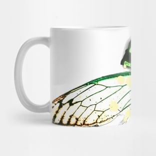 I AM A SPACE ROCKET! Emerald-green dragonflies decorations cicade fly glow bugs Mug